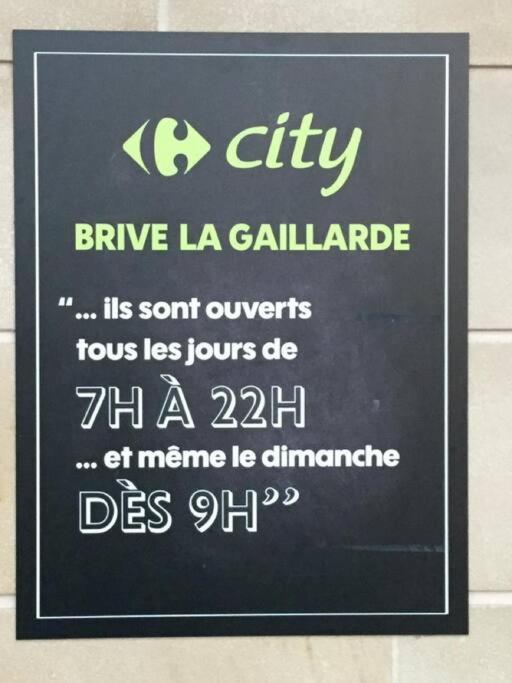 Logement A Brive Avec Terrasse Et Climatisation - Pres De La Gare Et Du Centre-Ville - Wifi Et Stationnement Gratuit Ngoại thất bức ảnh